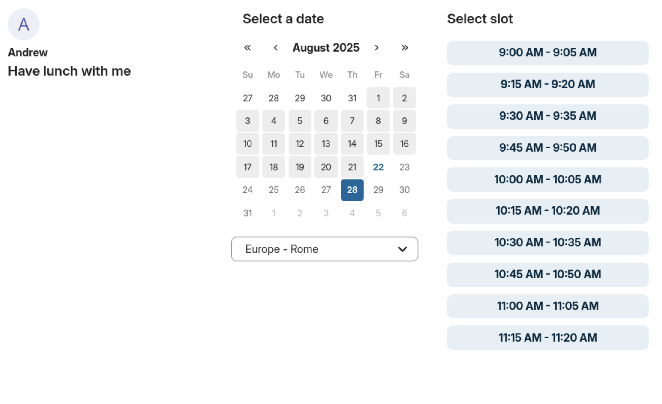 prise de rdv Nextcloud calendar
